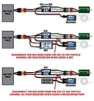 Backup UBEC wiring and diodes discussion - RC Groups